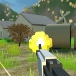 Игра Битва в Пиксельной Деревне 3D
